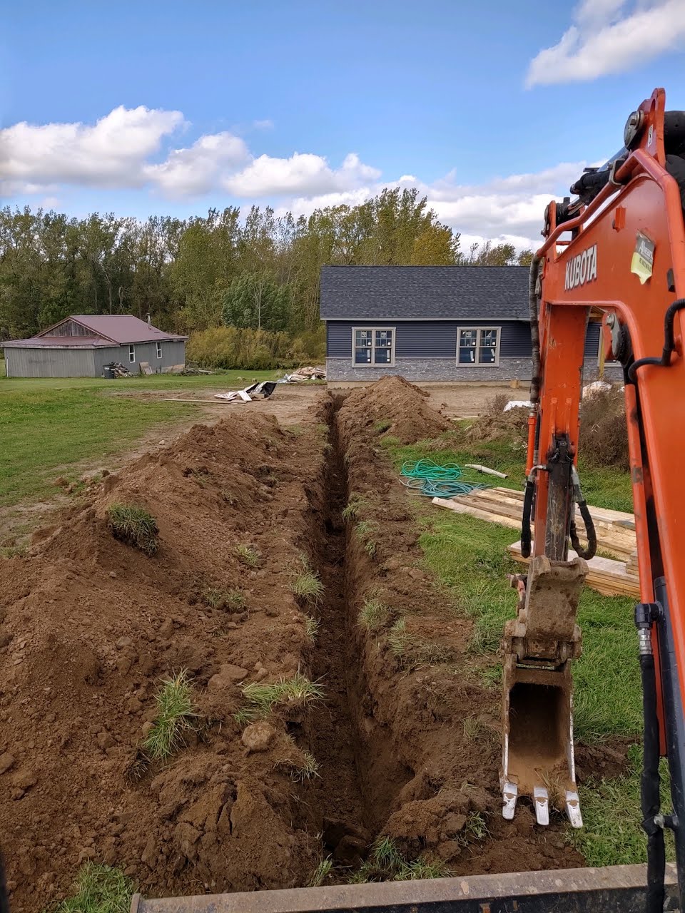 waterline digging