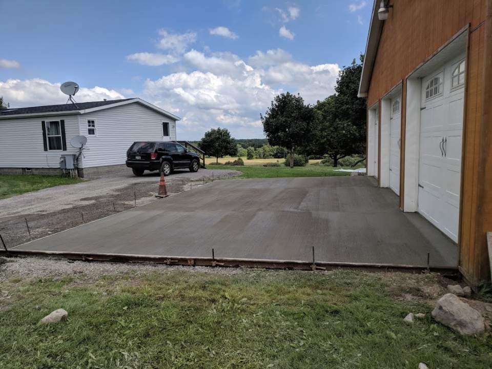 concrete patios, concrete sidewalks, concrete flooring